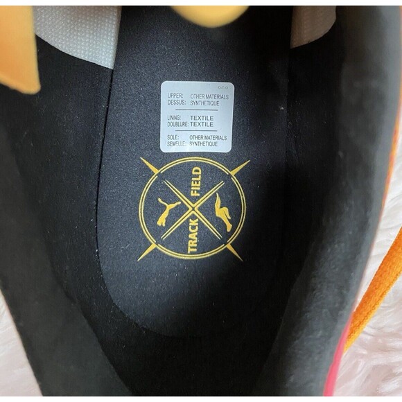 Puma Evospeed Long Jump Track & Field Shoes US Size 11.5 Yellow Black 377001-01 - Picture 14 of 14